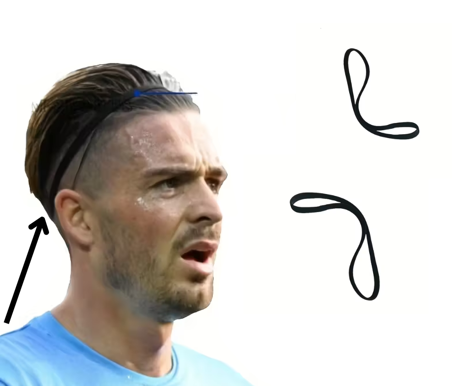 Bandă Sport Pentru Păr Lung TrainX